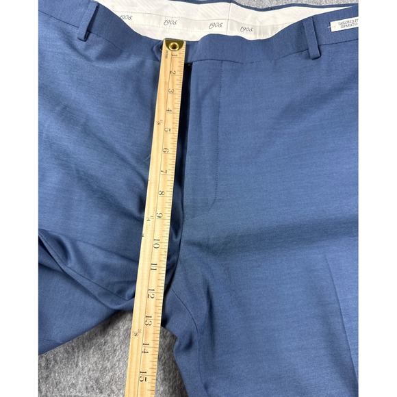 Jos A Bank Pants Mens 44R Wool Blend Tailored Fit Signature Dress Unhemmed New - Picture 4 of 12